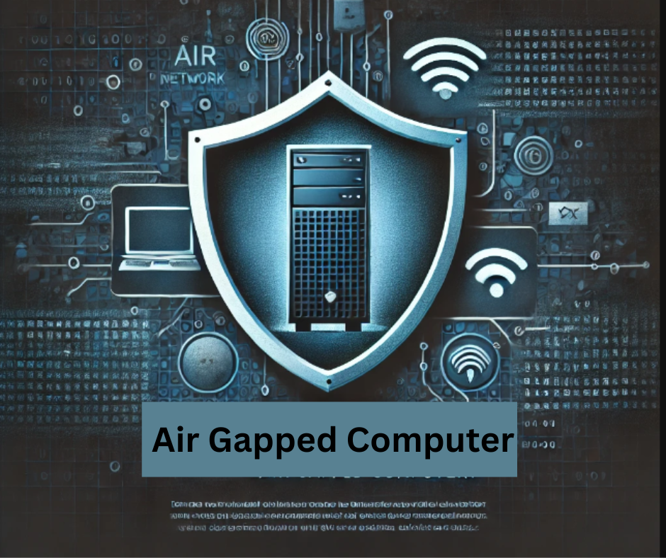 Image to show what is an air gapped computer