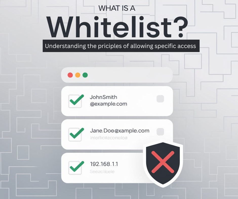 What is a whitelist for security practices